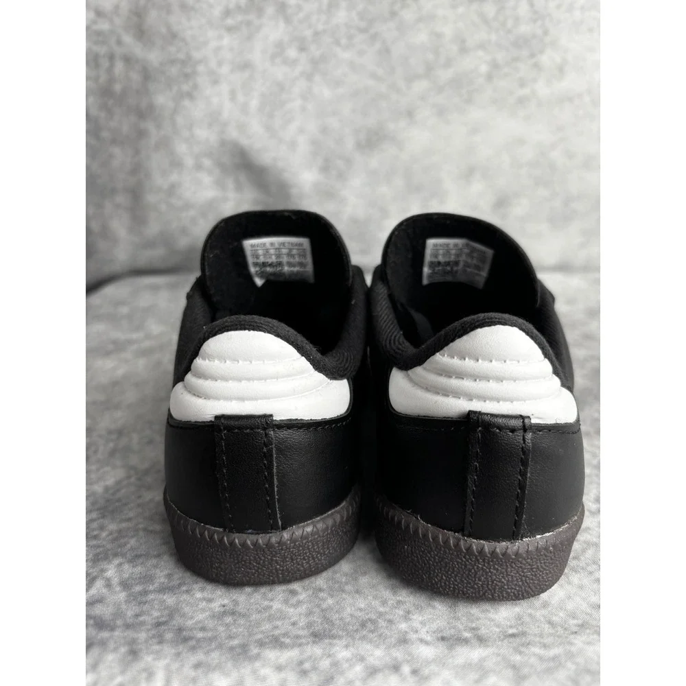 Adidas Little Kids Black White Classic OG Samba Indoor Soccer Casual Shoes Sz 11